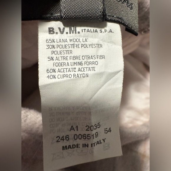 Les Copains Wool Cashmere Skirt Suit Set Jacket 42 6-8 M / Skirt  46 10 L - Picture 13 of 14